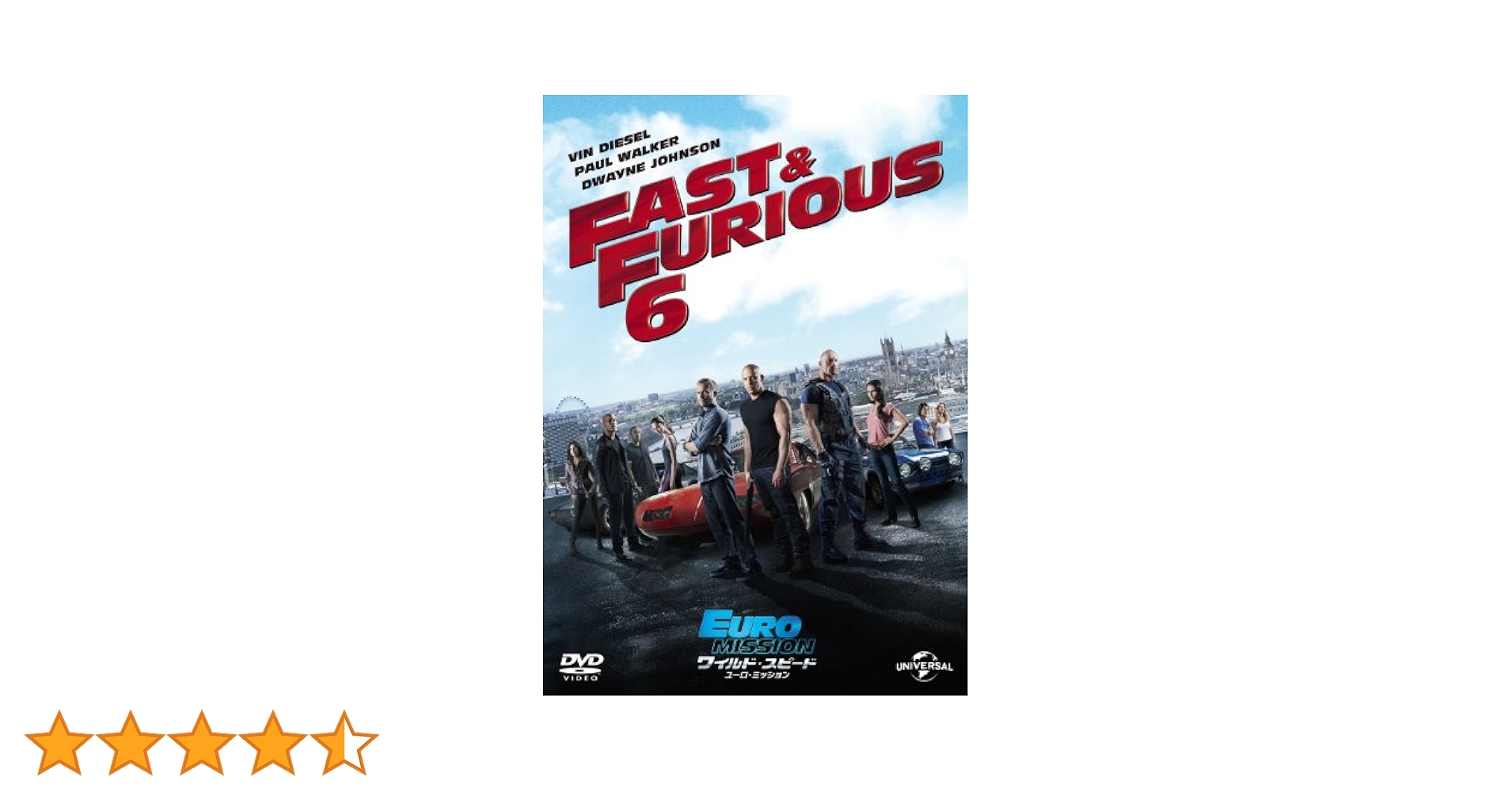 ワイルド・スピード EURO MISSION [DVD] Amazon.co.jp: ワイルド・スピード EURO MISSION [DVD] : ヴィン